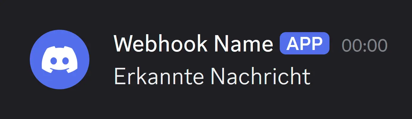 Die Nachricht im Text-Stil: